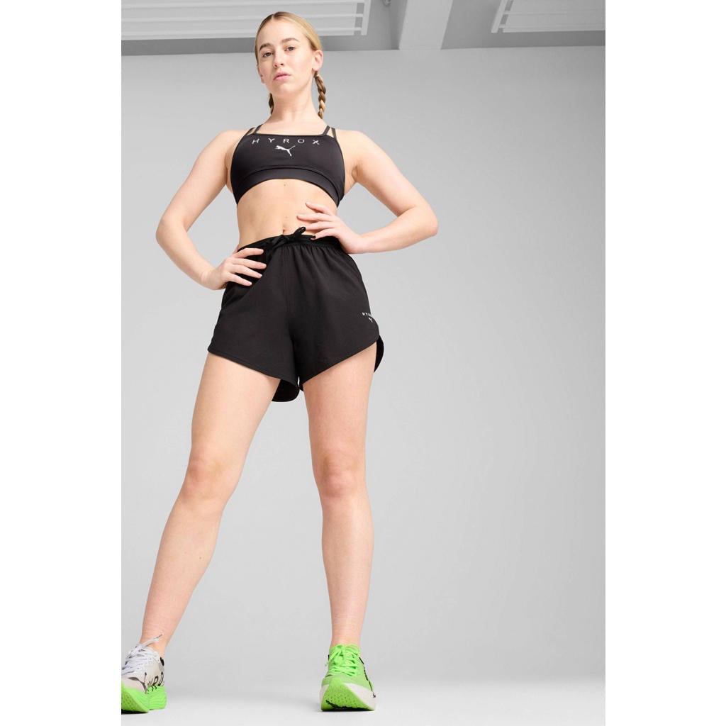 Puma x Hyrox level 1 sportbh Hyrox zwart