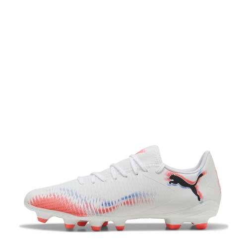 Puma Future 8 Play voetbalschoenen wit/oranje afbeelding