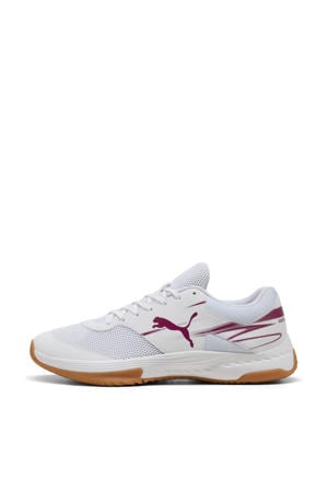 Varion II zaalschoenen wit/donkerpaars