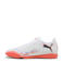 Puma Future 8 Play senior zaalvoetbalschoenen wit/oranje/blauw