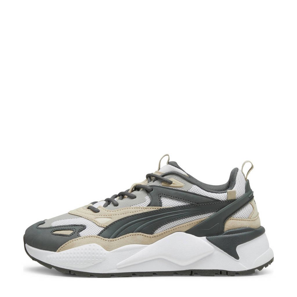 Puma RS-X Efekt sneakers donkergroen/beige/wit wehkamp