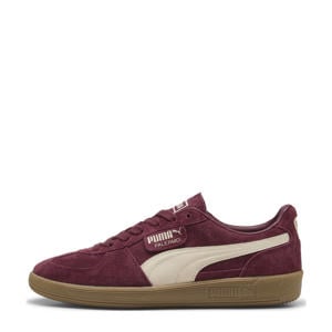 Palermo sneakers donkerrood/ecru