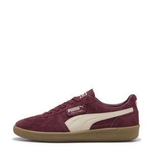 Palermo sneakers donkerrood/ecru
