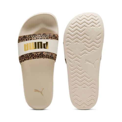 Puma Leadcat 2.0 badslippers beige afbeelding