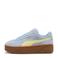 Puma Club suede leren sneakers II Era lichtblauw/geel