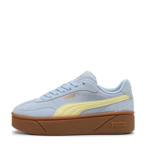 Puma Club II Era sneakers lichtblauw/geel afbeelding