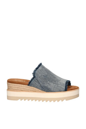 Diana Mule  denim muiltjes blauw