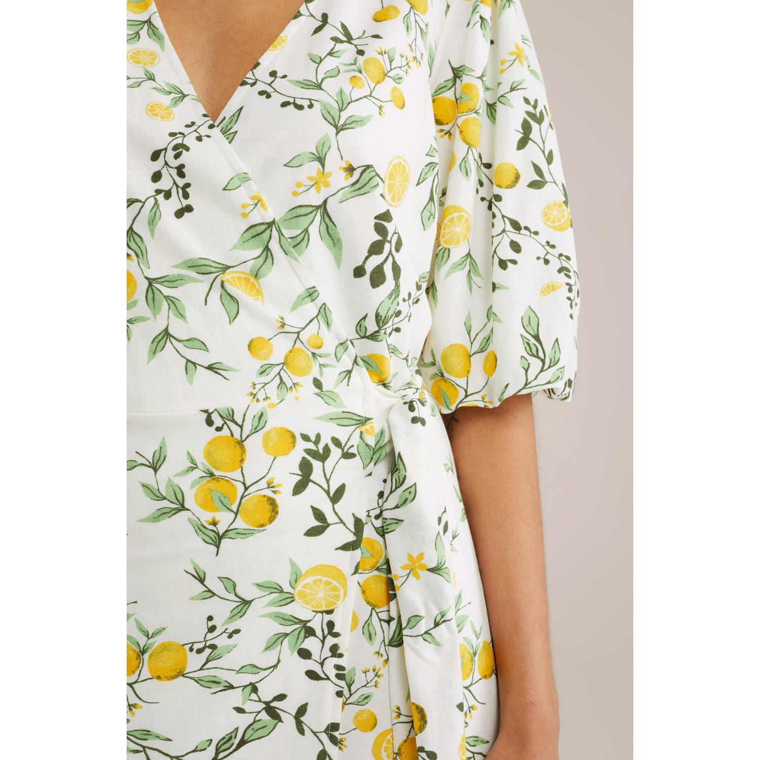 WE Fashion zomerjurk ecru