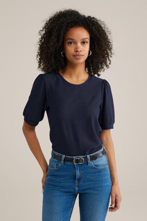 top donkerblauw