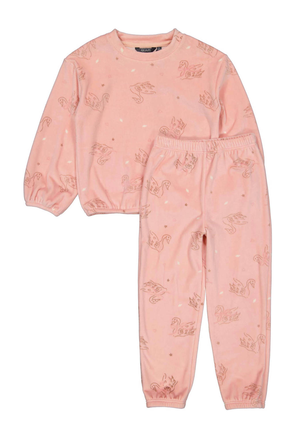 Quapi pyjamaset met all over print roze