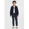 Quapi regular sweatpants donkerblauw