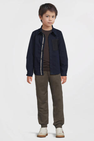 denim overhemd dark blue denim