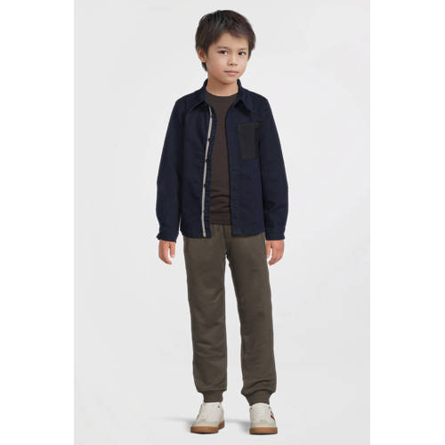 Quapi denim overhemd dark blue denim afbeelding