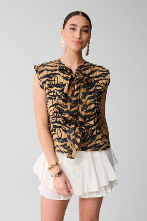 gilet bruin