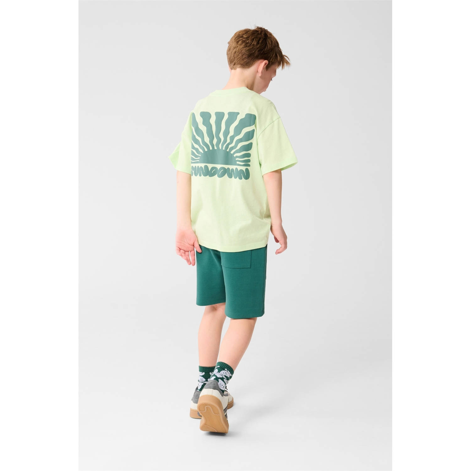 Shoeby regular sweatshort groen