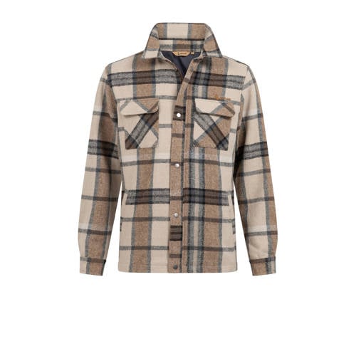 Life-Line overhemd Paco bruin/beige/grijs afbeelding
