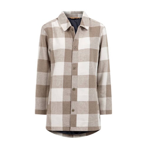 Life-Line overshirt Andrea beige/wit afbeelding