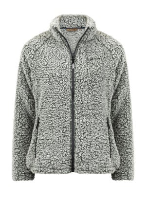 teddy fleece vest Roxy groen melange