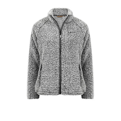 Life-Line teddy fleece vest Roxy grijs melange afbeelding
