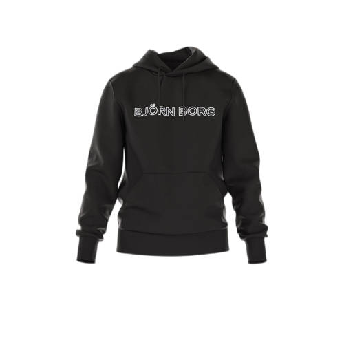Björn Borg Borg Essential hoodie zwart afbeelding
