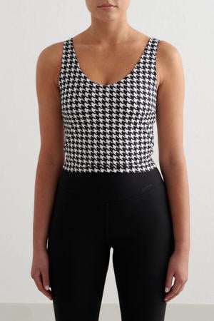 Sense sporttop zwart/wit