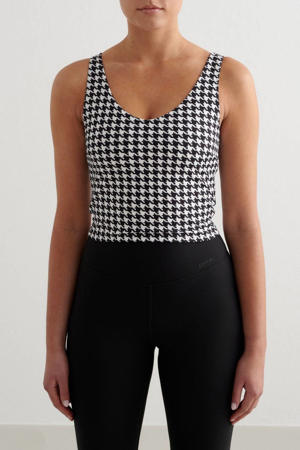 Sense sporttop zwart/wit