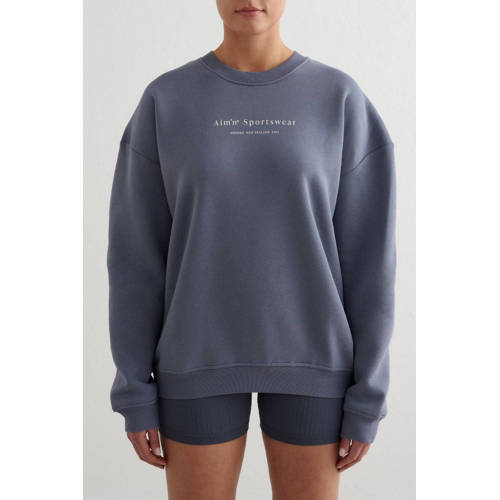 Aim'n Serif sportsweater grijsblauw afbeelding