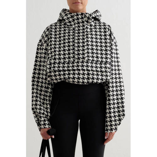 Aim'n Cropped Waterproof Anorak jacket wit/zwart afbeelding