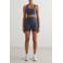 Aim'n sportshort Ribbed Seamless grijsblauw