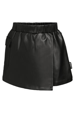 imitatieleren skort Rain zwart