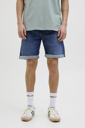 denim regular short JJIRICK JJIEVAN medium blue
