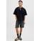 JACK & JONES JEANS INTELLIGENCE regular fit denim short - black denim
