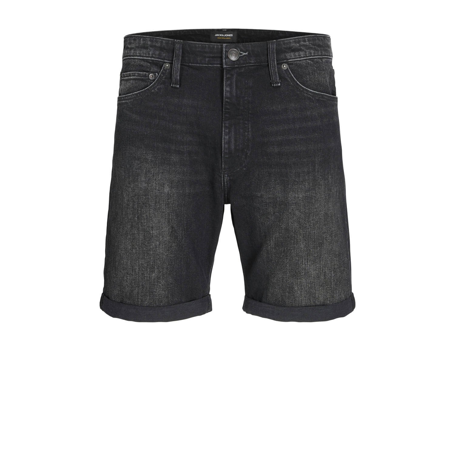 JACK & JONES JEANS INTELLIGENCE denim regular short JJIRICK JJIEVAN black denim