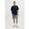 JACK & JONES JEANS INTELLIGENCE regular fit denim short - grijs denim