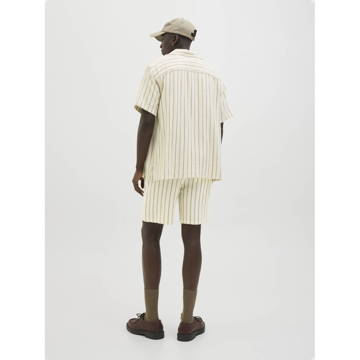 JACK & JONES PANTS STUDIO relaxed casual short groen