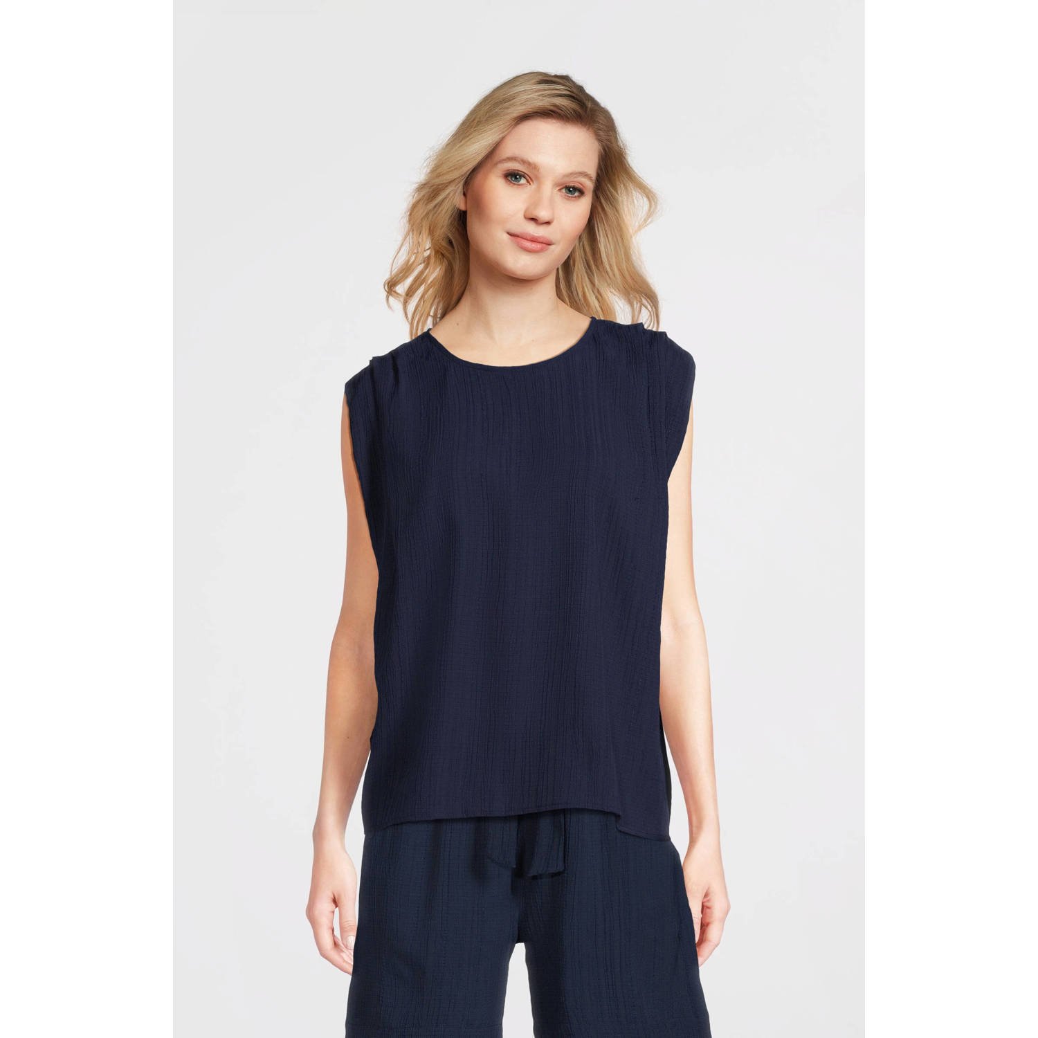 Tramontana top donkerblauw