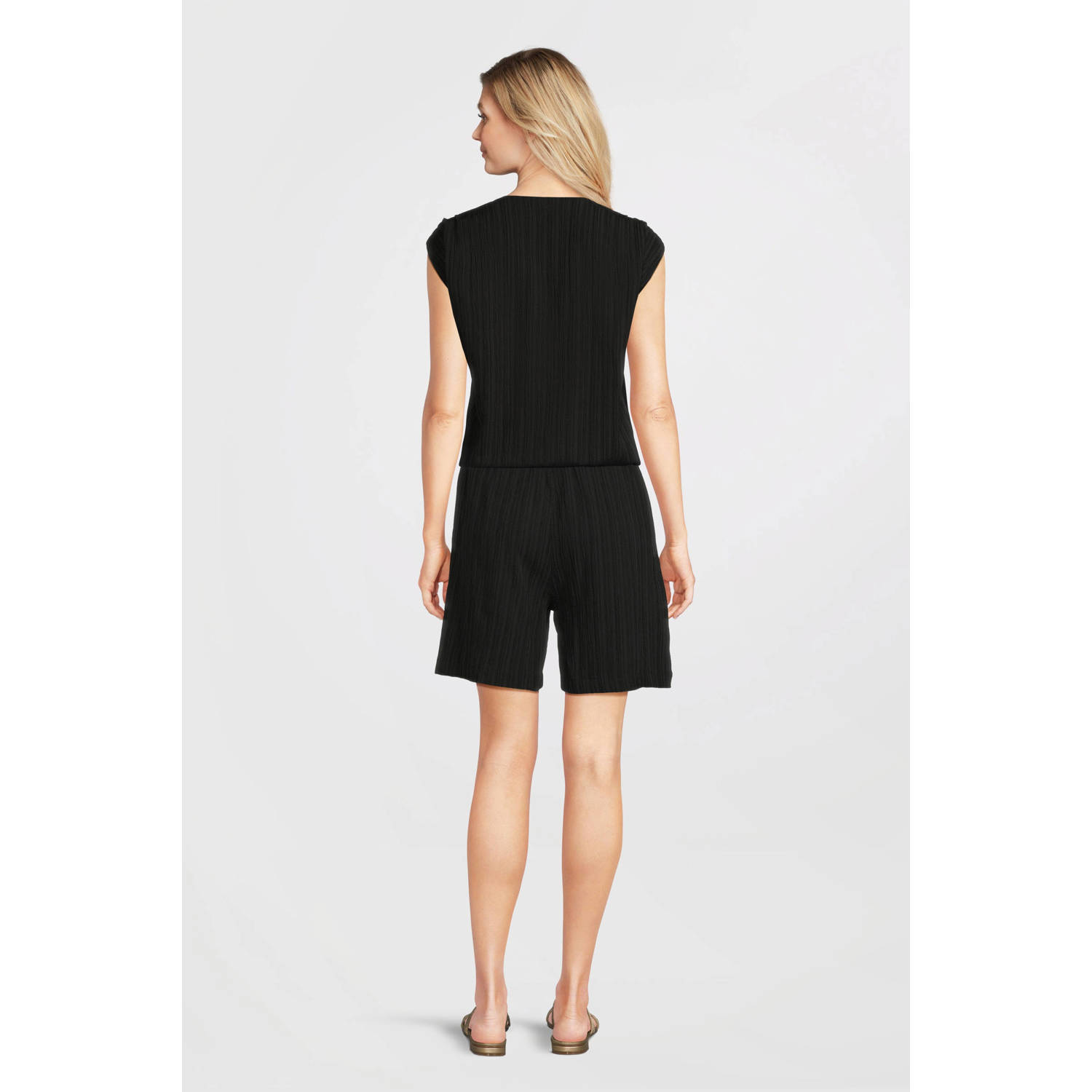Tramontana high waist casual short zwart