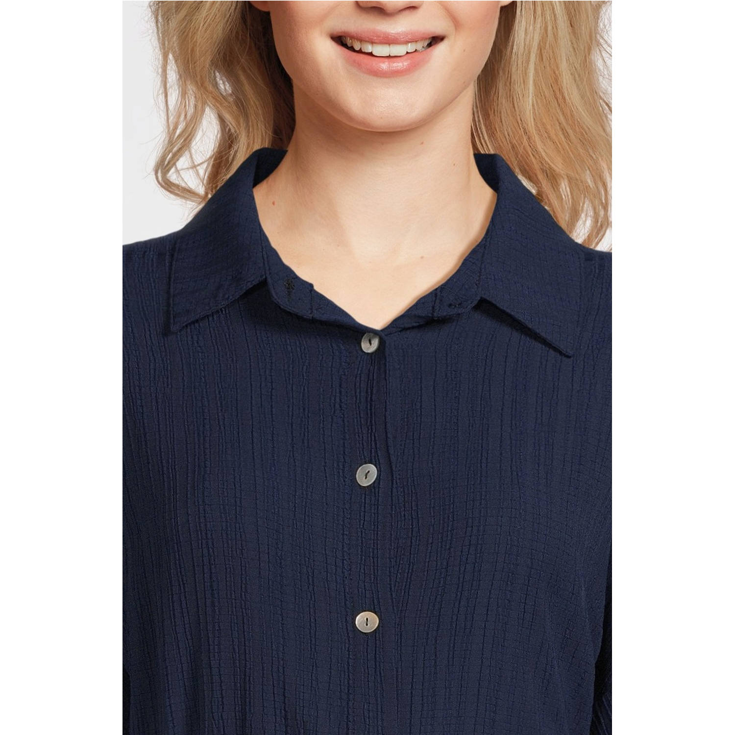 Tramontana blousejurk donkerblauw