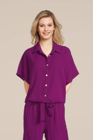 blouse violet