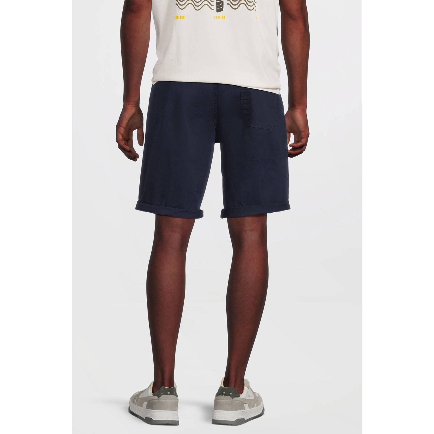 Cars regular chino short donkerblauw