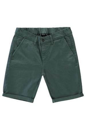 regular chino short donkergroen