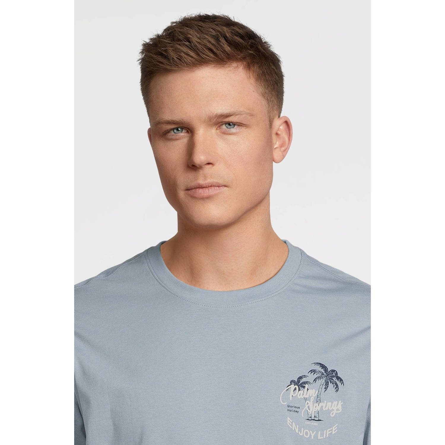 Cars regular T-shirt SUROSO lichtblauw