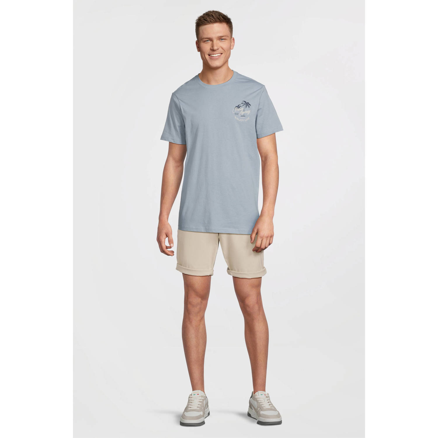 Cars regular T-shirt SUROSO lichtblauw