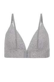 thumbnail: Hunkemöller voorgevormde bralette Cotton grijs