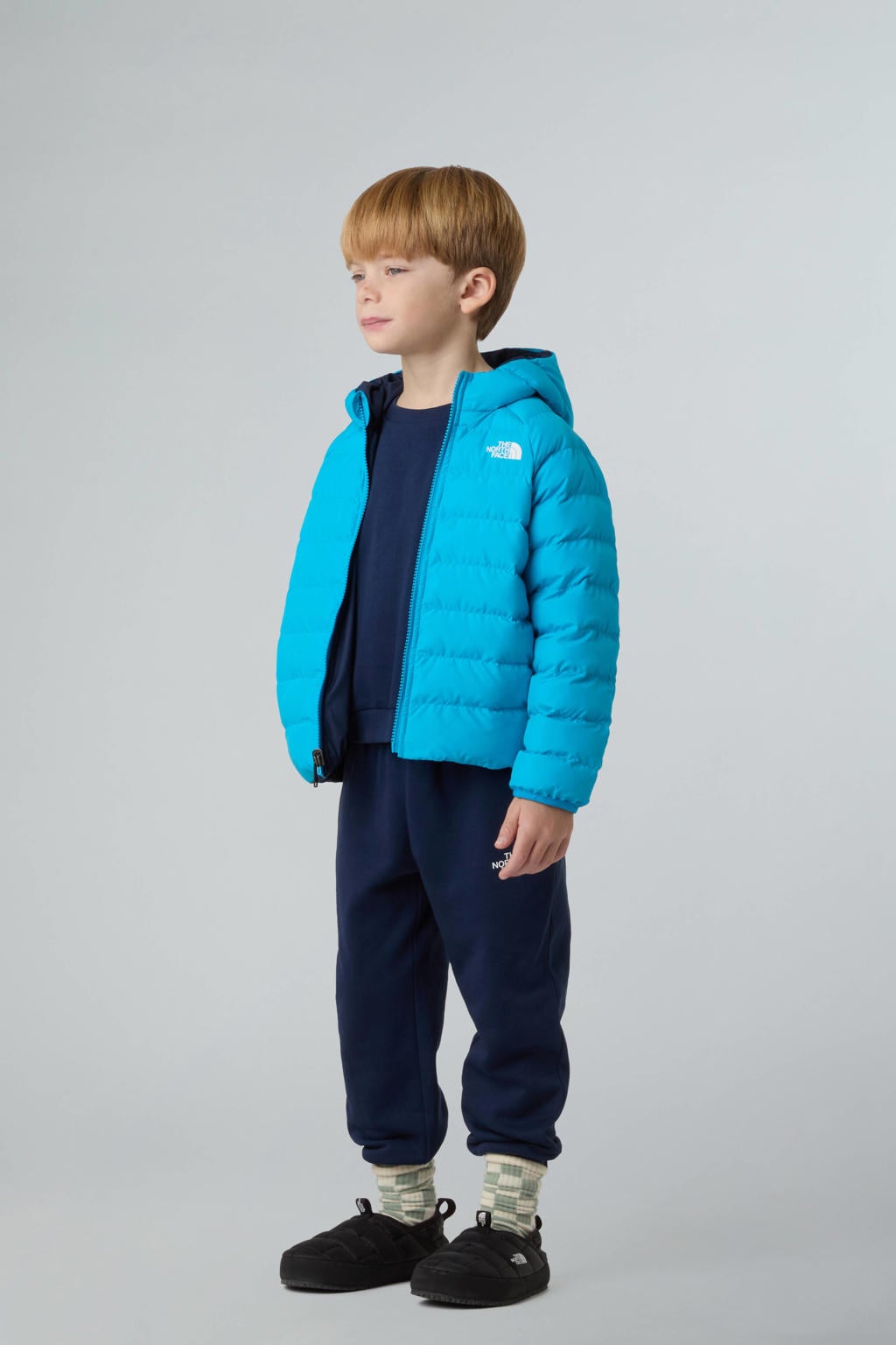The North Face reversible jas Perrito blauw