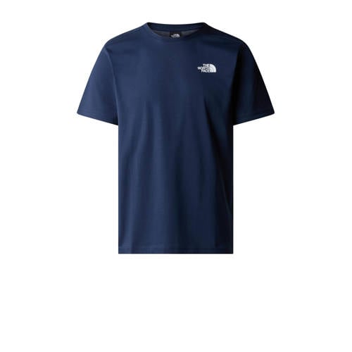 The North Face T-shirt Box NSE donkerblauw afbeelding
