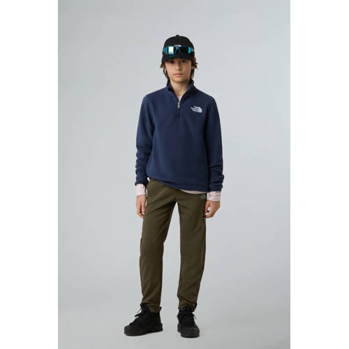 The North Face fleece sweater Glacier donkeblauw afbeelding