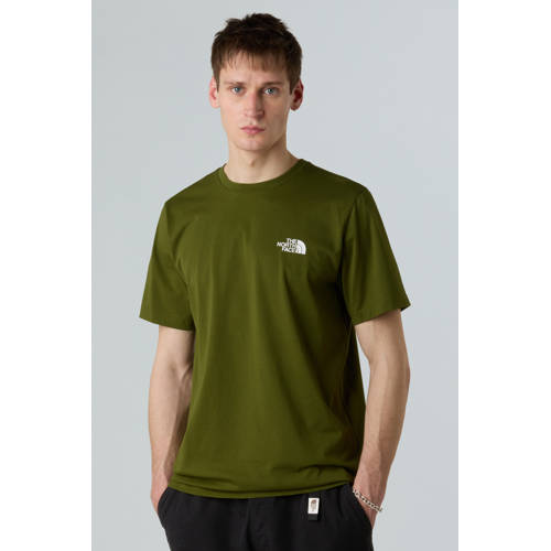 The North Face T-shirt Simple Dome groen afbeelding