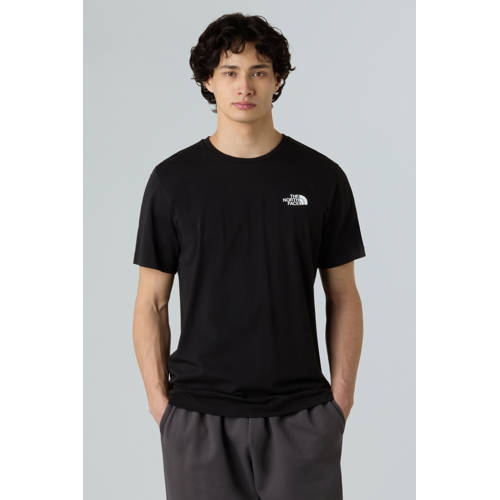 The North Face T-shirt Mountain Sketch zwart afbeelding