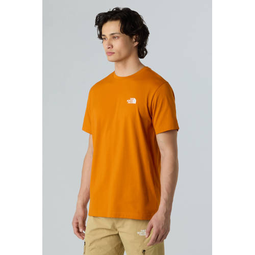 The North Face T-shirt Simple Dome oranje afbeelding